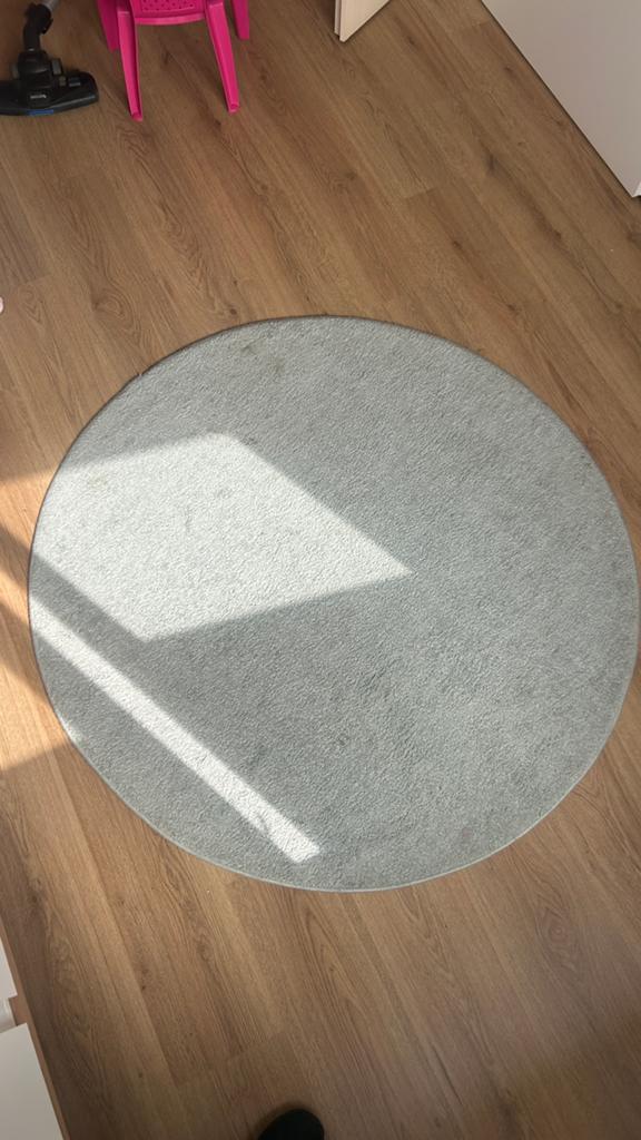 Vloerkleed mintgroen, Ophalen, Zo goed als nieuw, Rechthoekig, 200 cm of meer