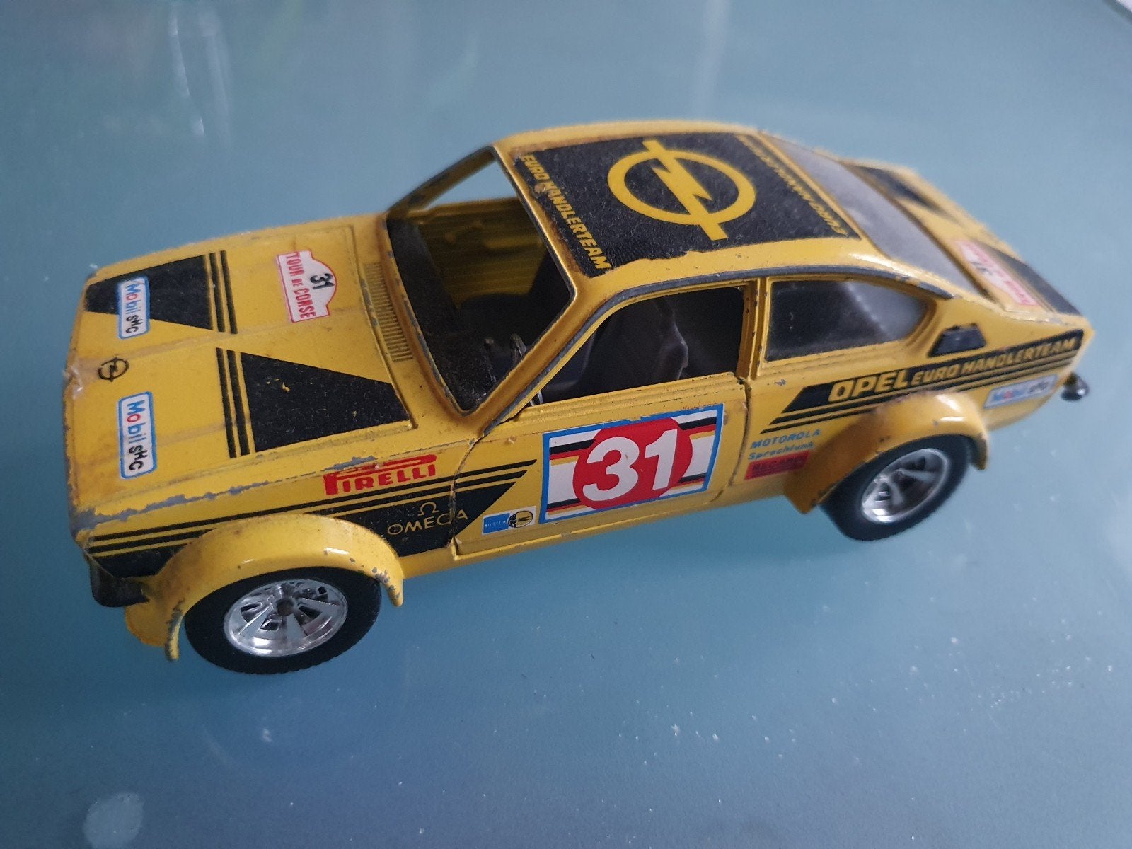 Opel Kadett coupe GT/E Rallye, Ophalen of Verzenden, Bburago