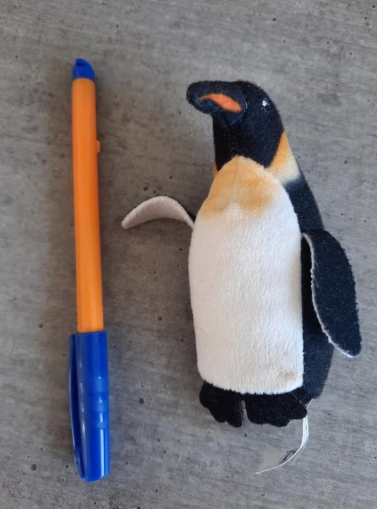 National Geographic Pinguiin knuffel, Ophalen of Verzenden, Zo goed als nieuw, Overige typen, Klein (minder dan 20 cm)