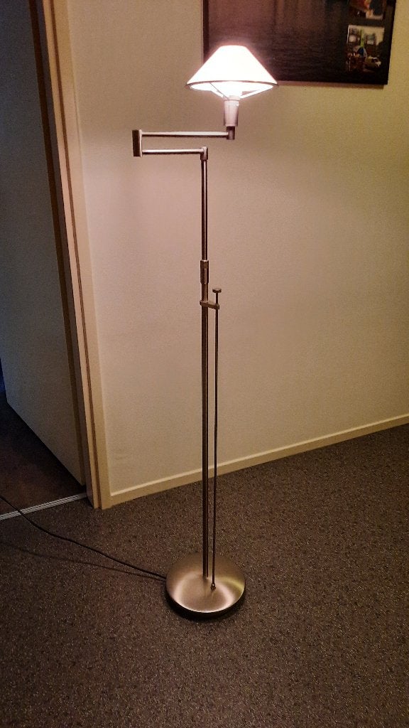 Staande Holtkötter lamp, Ophalen, Metaal, 150 tot 200 cm