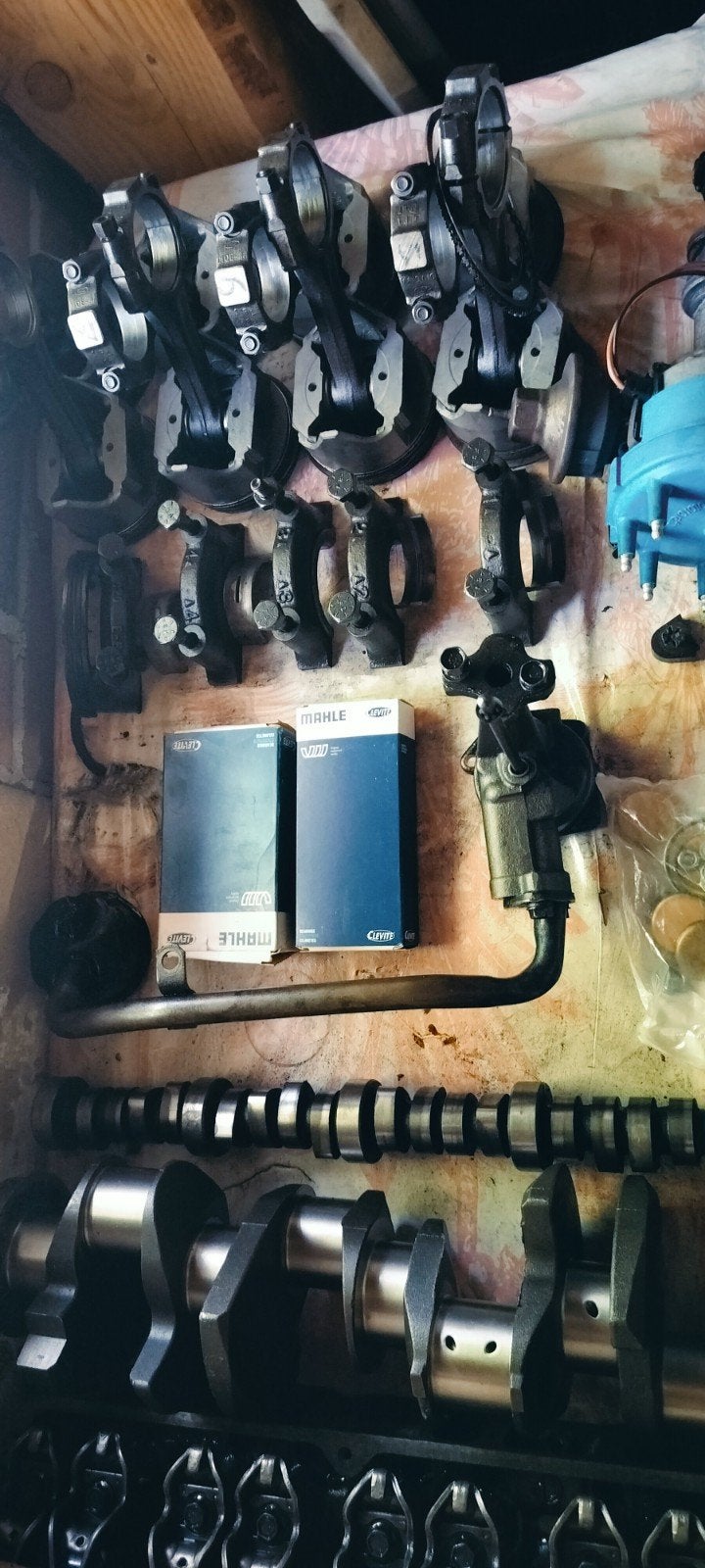 ford 302 v8 motorblok met aanbouwdelen compleet met c4 autom, Ophalen of Verzenden, Ford