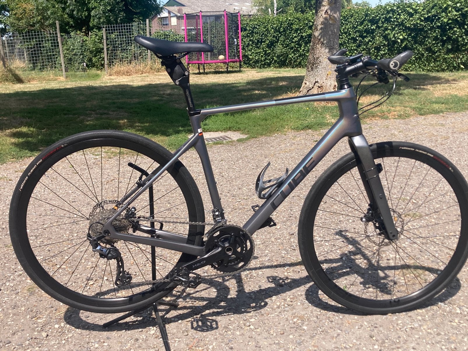 Cube Nulane C:62 SLT prizmsilver/black, 28 inch, Zo goed als nieuw, 57 tot 61 cm, Meer dan 20 versnellingen
