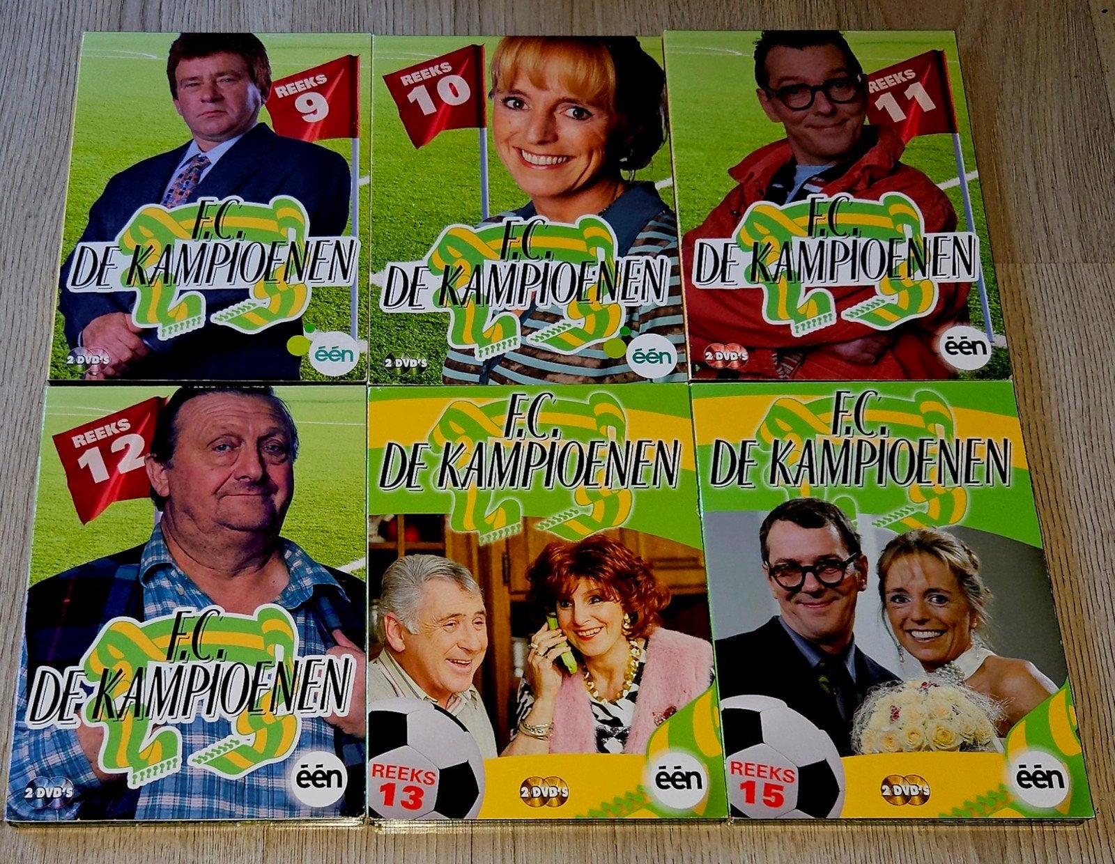 F.C. De Kampioenen DVD Boxen - Reeks 9, 10, 11, 12, 13, 15, Gebruikt, Alle leeftijden, Nederlands, Komedie