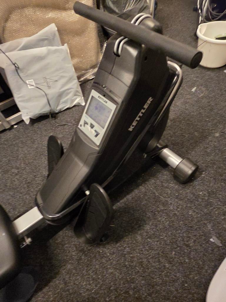 Kettler Coach E - Zgan programma's, hartslag mogelijk, Sport en Fitness, Fitnessapparatuur, Zo goed als nieuw, Roeitrainer, Armen