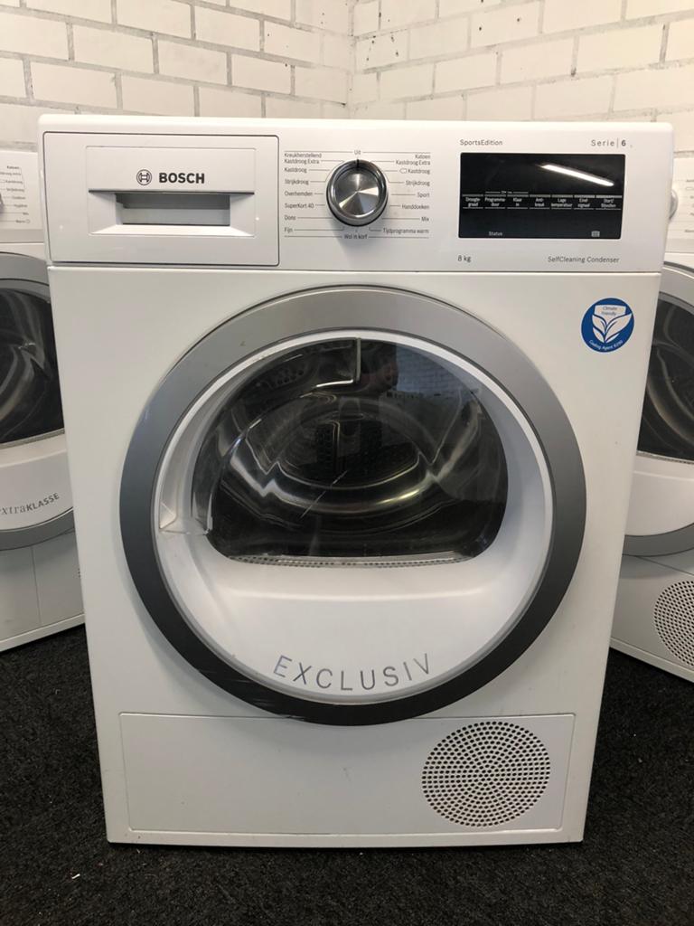 €325 A+++ 8kg Warmtepomp droger Bosch Serie6 MET GARANTIE, Ophalen, Minder dan 85 cm, Overige typen, 8 tot 10 kg