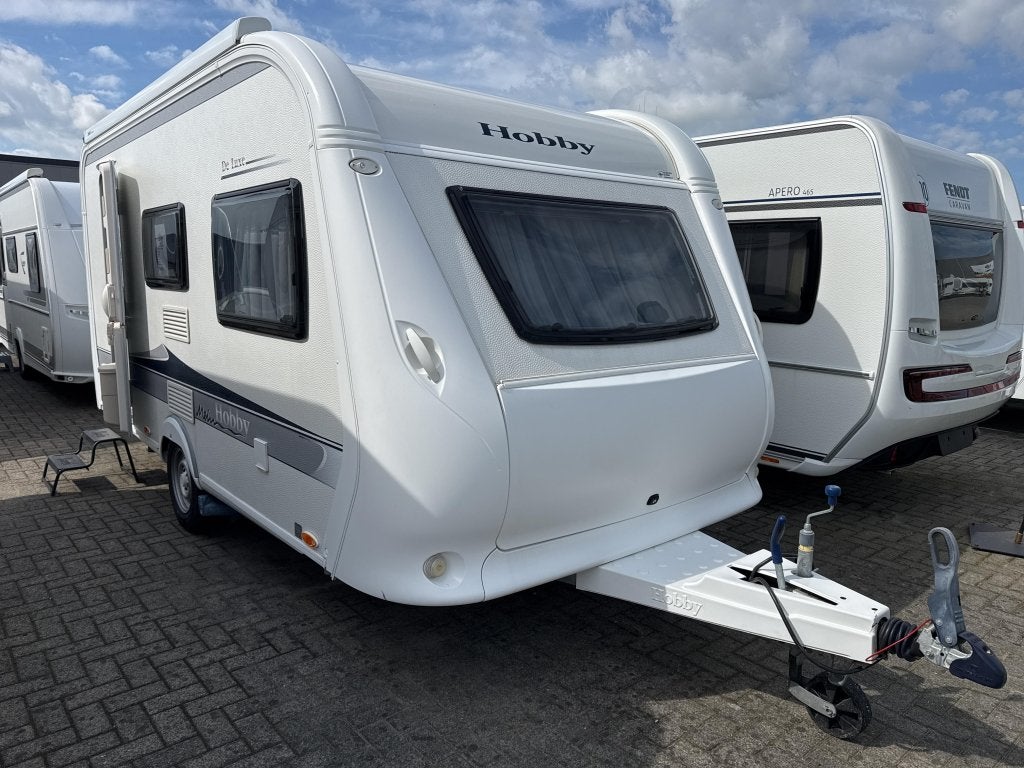 Hobby De Luxe 440 SF, Caravans en Kamperen, Caravans, Hobby, 4 tot 5 meter, Kachel, 1000 - 1250 kg