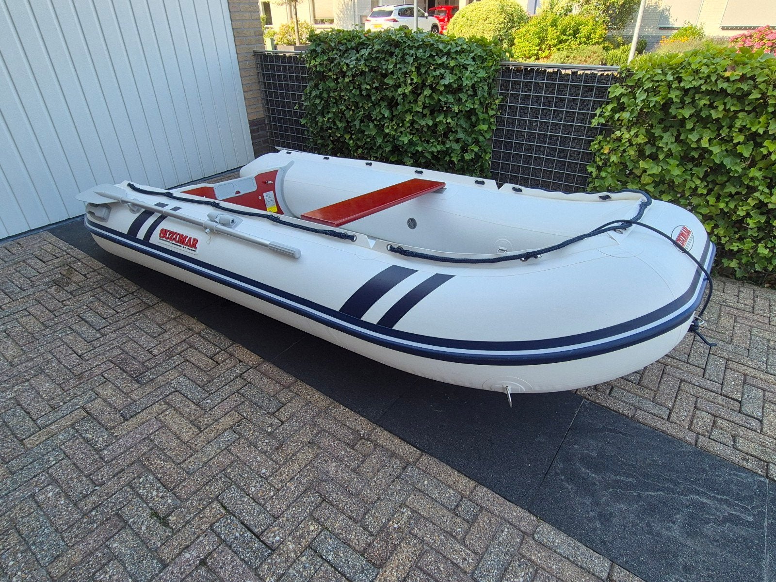 Suzumar rubberboot 320 met Suzuki 4pk buitenboordmotor, Watersport en Boten, Ophalen, Zo goed als nieuw