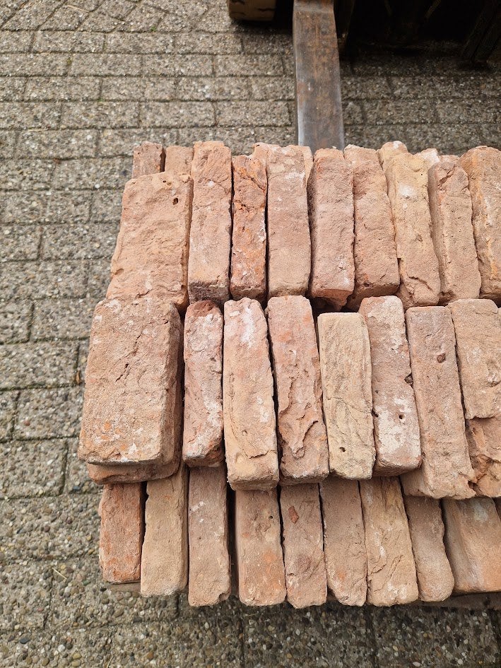 erg mooie ijsselsteentjes zalmkleurig, Doe-het-zelf en Verbouw, Metselstenen, Ophalen, Bakstenen