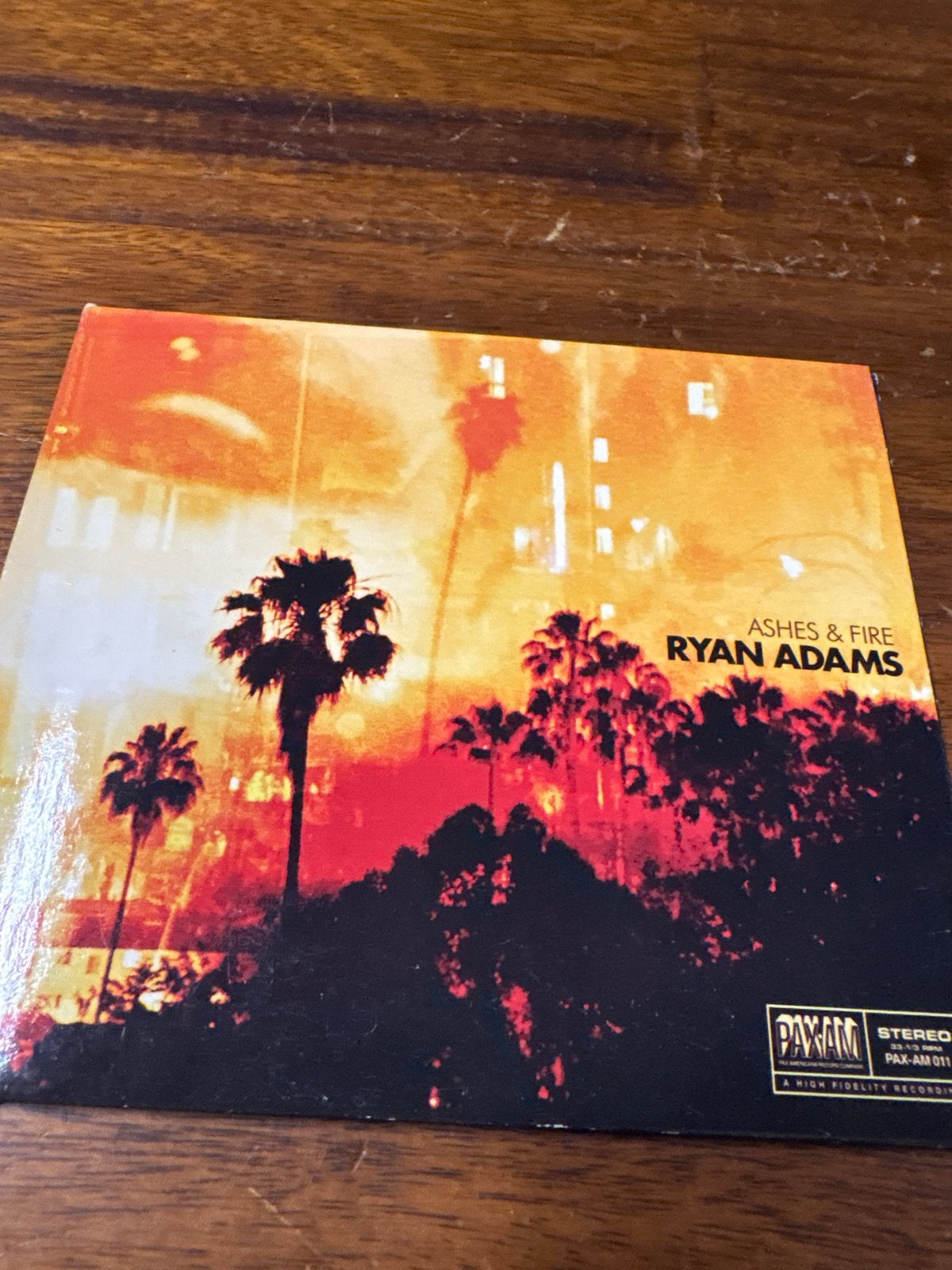 Ryan Adams - Ashes & Fire CD (Pop, Rock), Digipak, Ophalen of Verzenden, Zo goed als nieuw, Singer-songwriter
