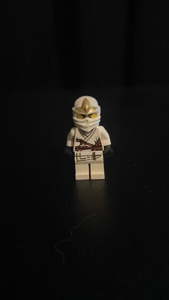 Lego Ninjago Zane Minifiguur, Ophalen of Verzenden, Zo goed als nieuw