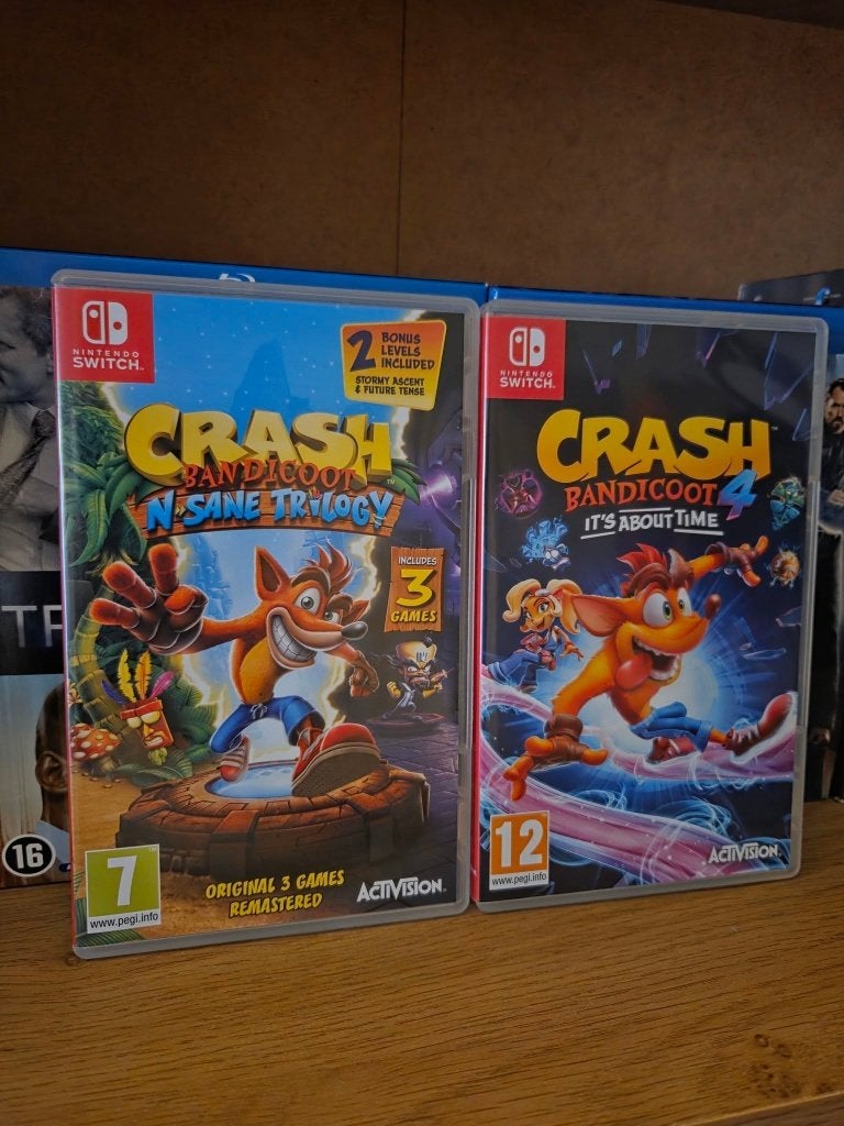 ✅ Crash Bandicoot 1 t/m 4 switch, Spelcomputers en Games, Games | Nintendo Switch, 1 speler, Zo goed als nieuw, Vanaf 7 jaar, Ophalen