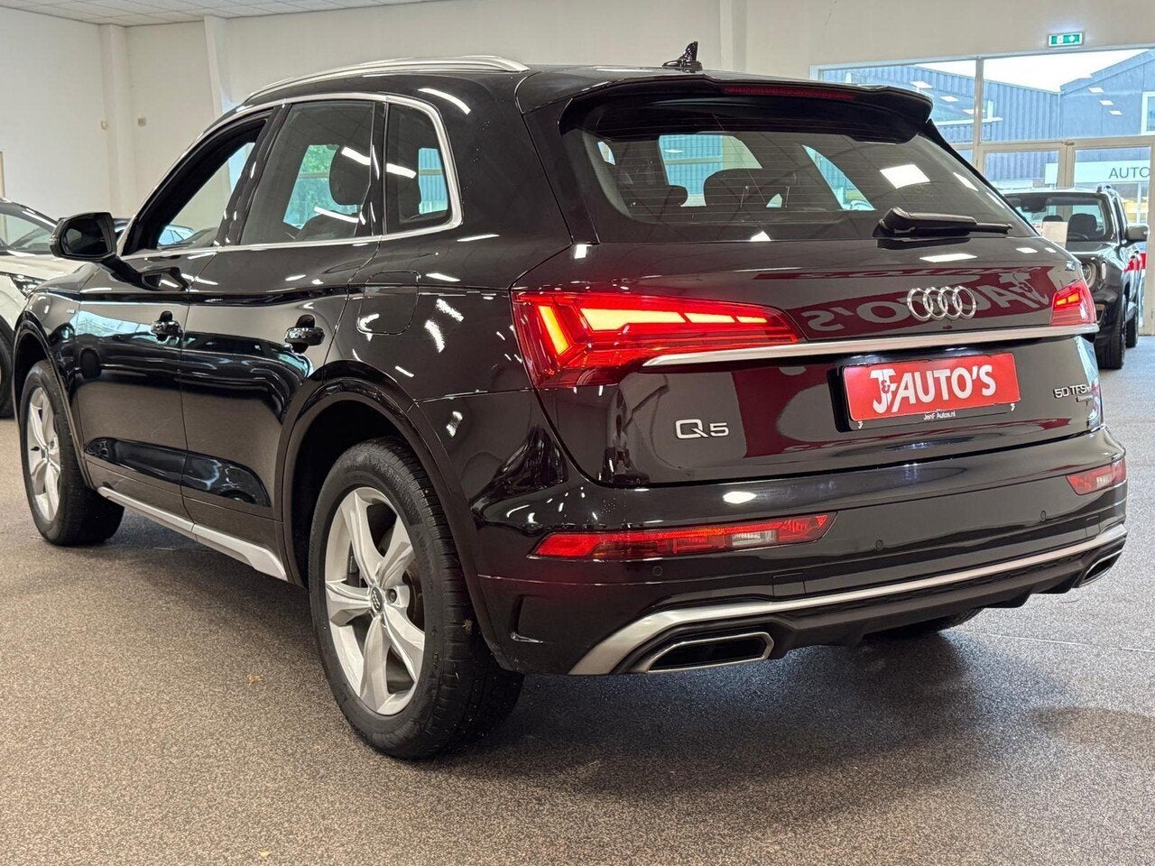 Audi Q5 50 TFSI NAVIGATIE, ECC AIRCO, PANORAMA, CRUISE, Automaat, Gebruikt, 4 cilinders, Leder en Stof