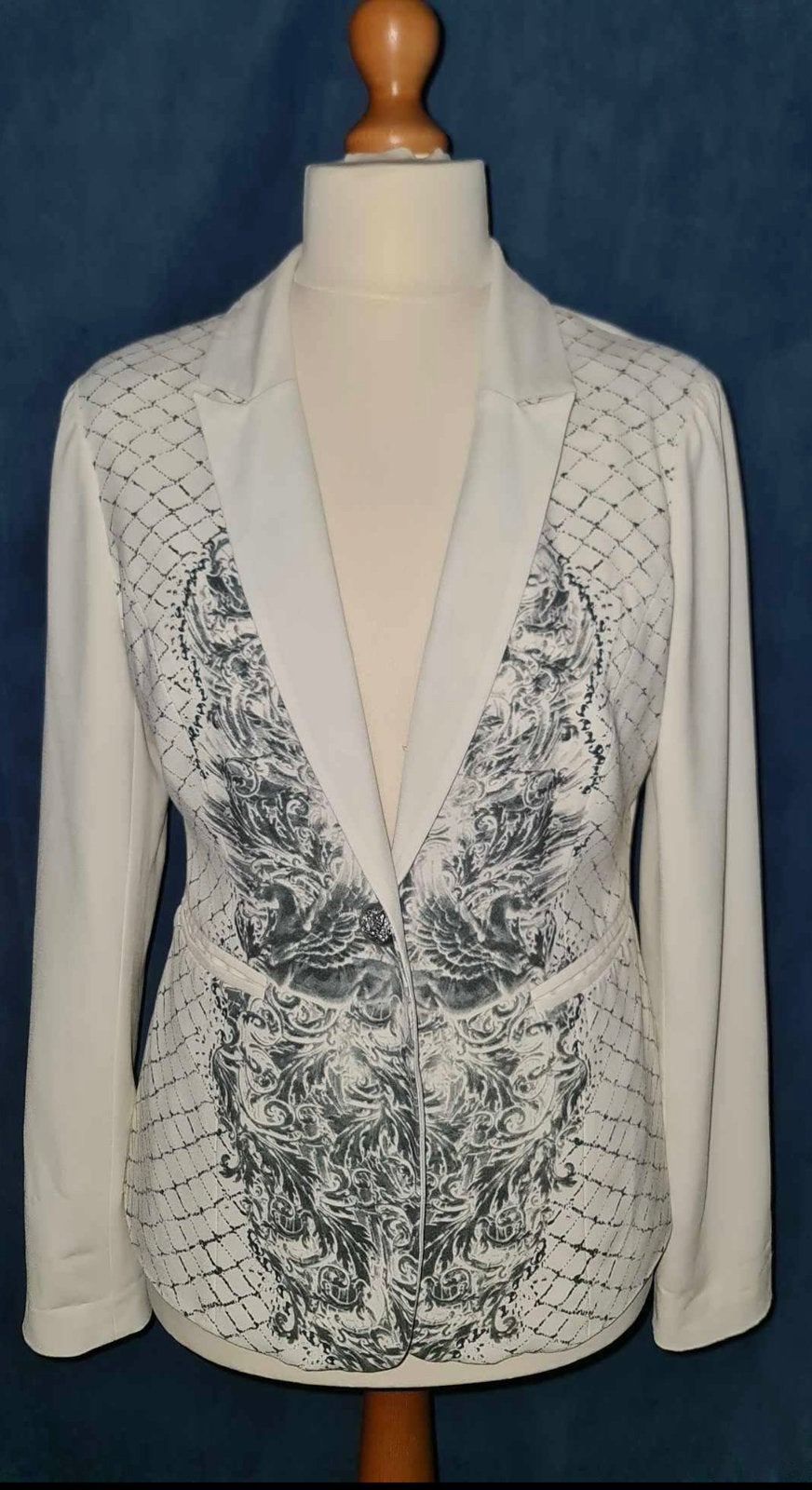 Z.g.a.n.! Zeer mooie prachtige blazer van superstar mt L/XL, Kleding | Dames, Ophalen of Verzenden, Zo goed als nieuw, Maat 46/48 (XL) of groter