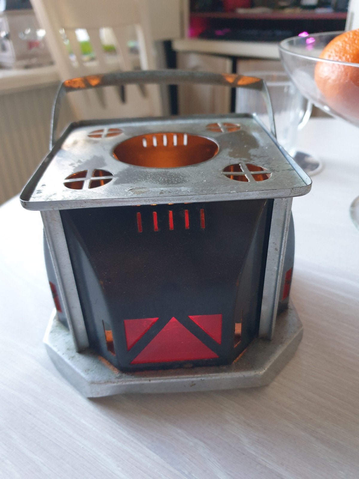 antiek theelichtje, Ophalen of Verzenden