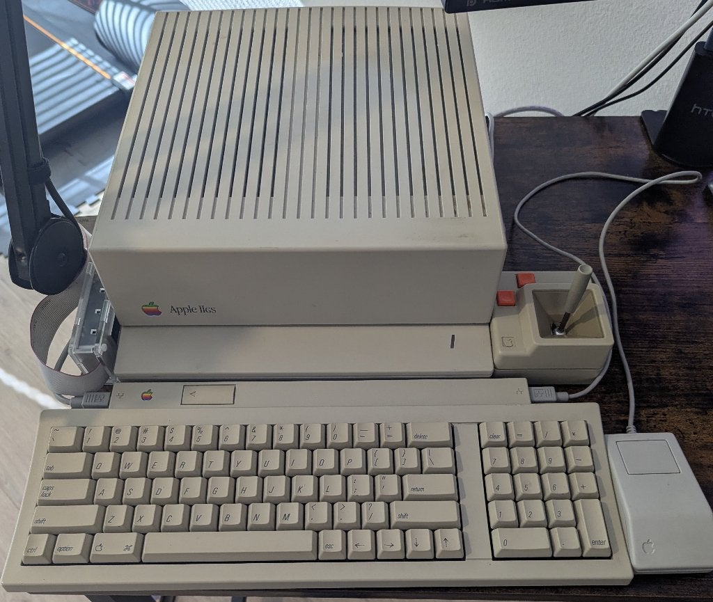 Apple IIgs Rom1+GSRAM Plus 6MB +10Mhz ZipGS +VidHD +CFFA3000, Computers en Software, Verzenden, Apple IIgs