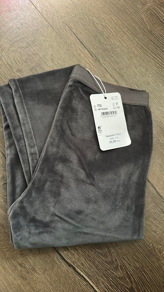 Mayoral grijze fluwelen legging 7 jaar, Kinderen en Baby's, Kinderkleding | Maat 122, Ophalen, Zo goed als nieuw, Meisje, Broek