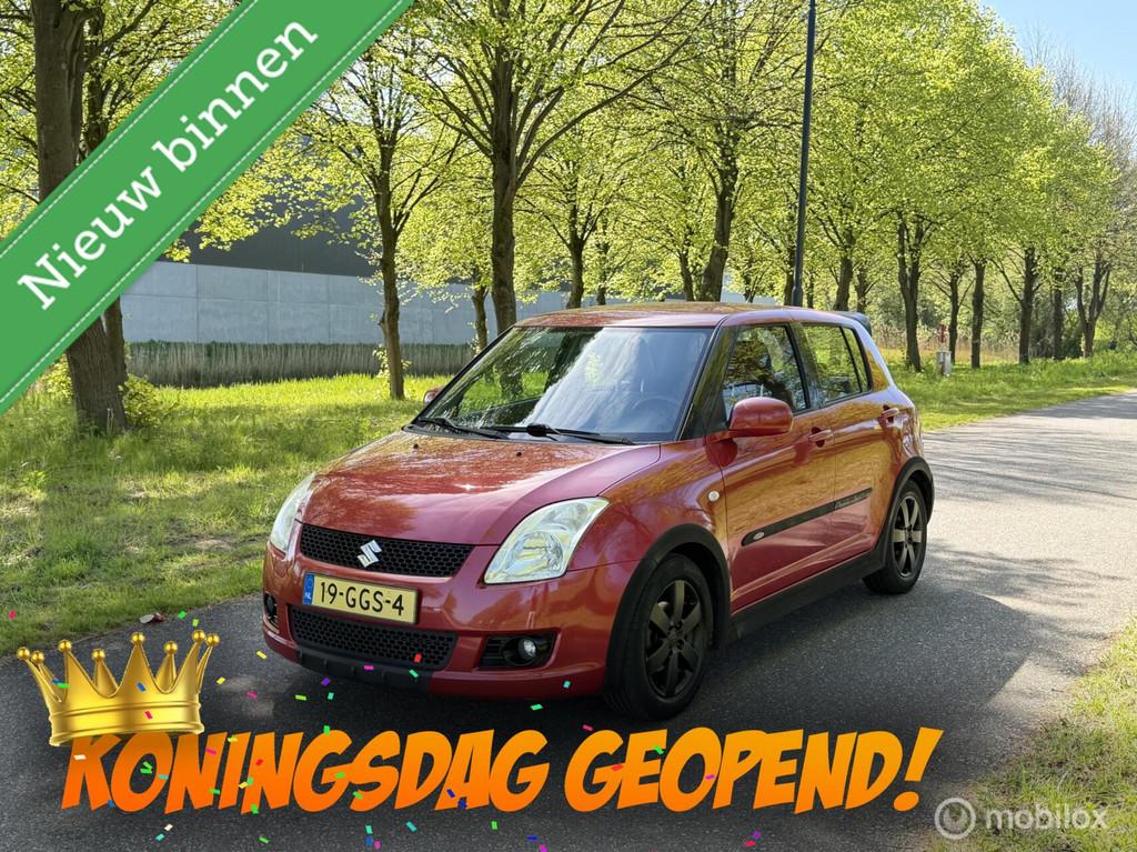 Suzuki Swift 1.3 Shogun*NEW APK 4/27*LEDER*AIRCO*ELEK. RAMEN, Voorwielaandrijving, Zwart, 400 kg, Swift