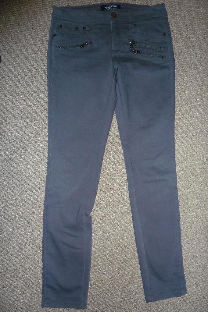Donker grijze katoenen Nick Jean broek in maat 38 met ritsen, Kleding | Dames, Maat 38/40 (M), Ophalen of Verzenden, Zo goed als nieuw