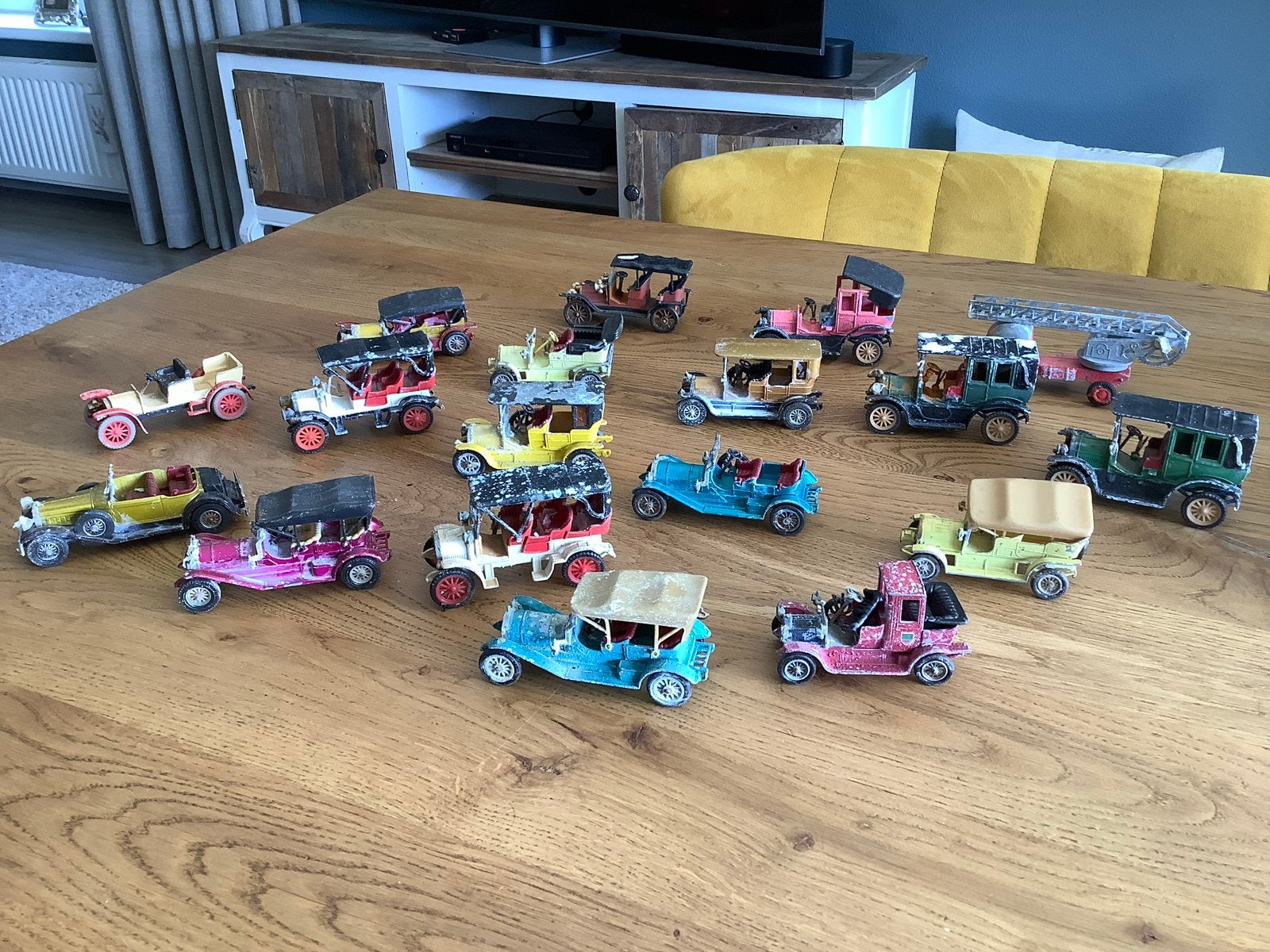 ZISS (Duitsland) en Matchbox Oldtimers - Vintage Modelauto's, Overige merken, Gebruikt, 1:50 of kleiner, Auto