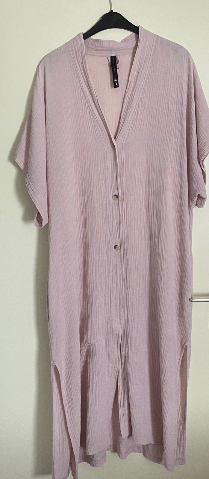 10 Days lange zomerjurk, Kleding | Dames, Jurken, Zo goed als nieuw, Maat 42/44 (L), Roze, Onder de knie, Ophalen of Verzenden