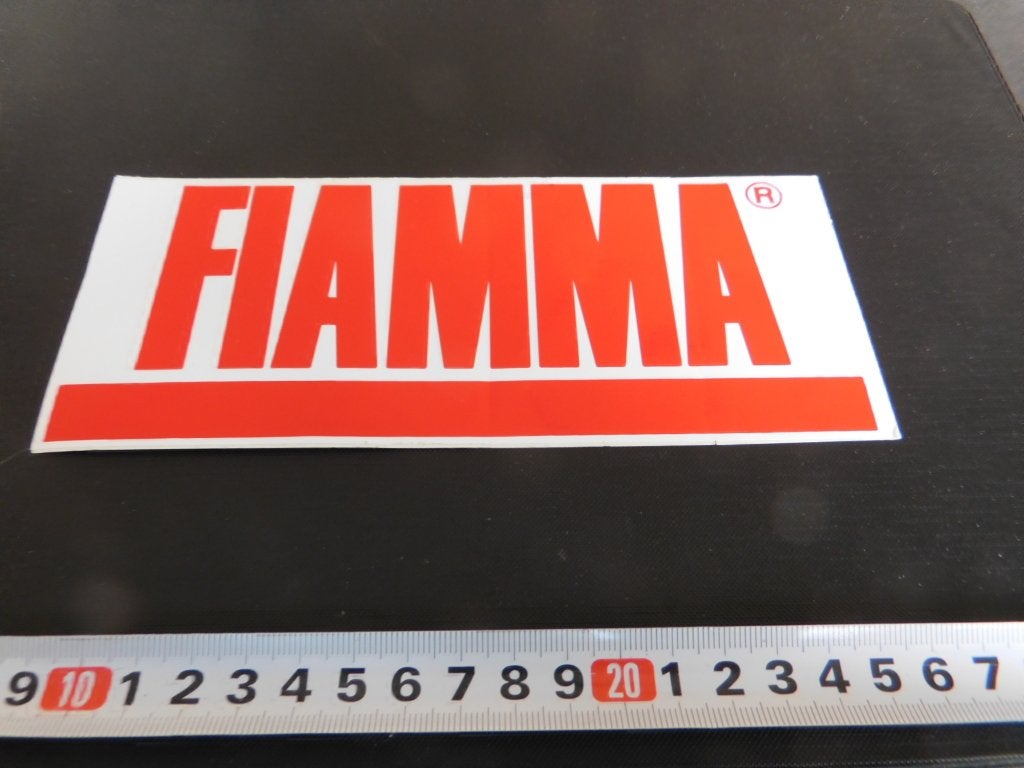 sticker FIAMMA, Ophalen of Verzenden, Zo goed als nieuw