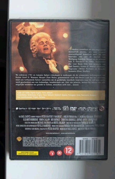 Amadeus - De Film (DVD) - Nieuw in verpakking, Frans, Spaans, Ophalen of Verzenden, Nieuw in verpakking