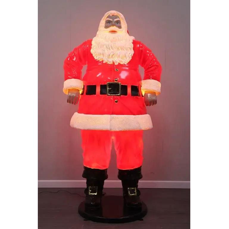 Jolly Santa beeld – Kerstman met Licht Hoogte 188 cm, Diversen, Ophalen, HorecaBeelden, Nieuw, HorecaBeelden