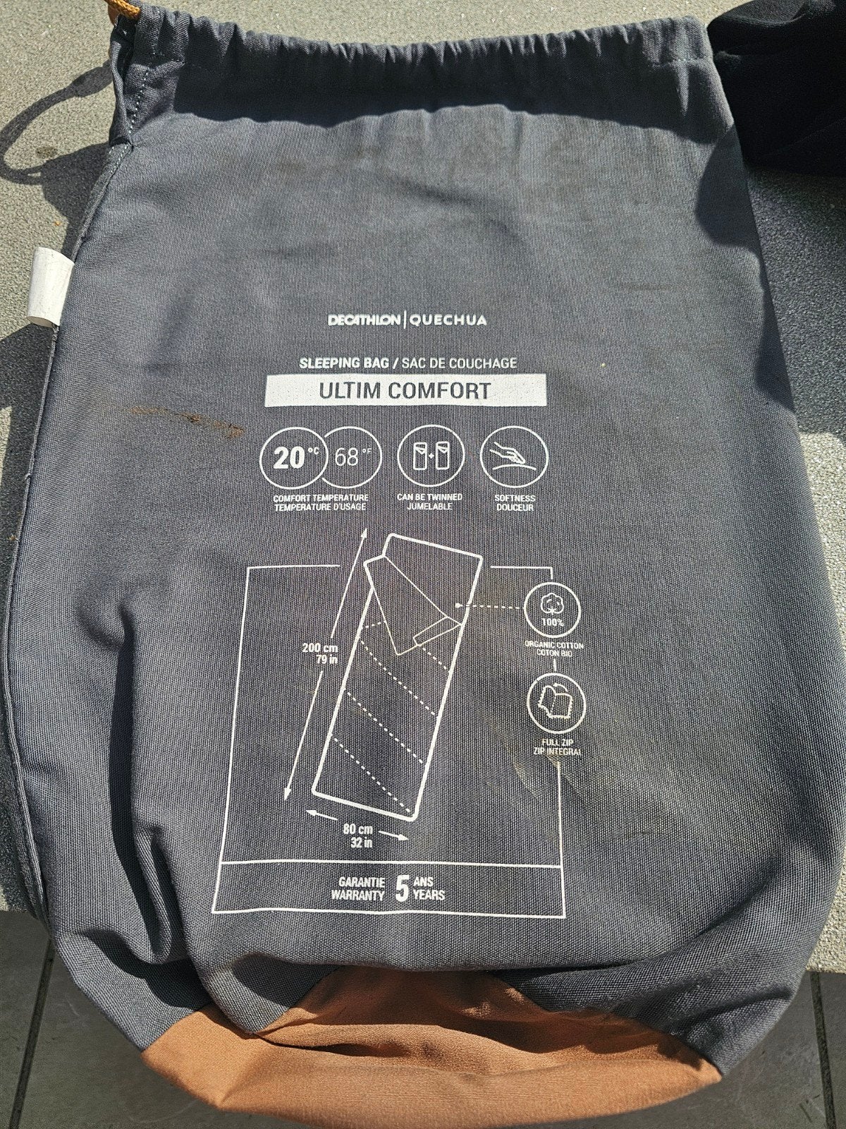 Decathlon Quechua Ulti Comfort Slaapzak - 20C, Ophalen of Verzenden, Gebruikt