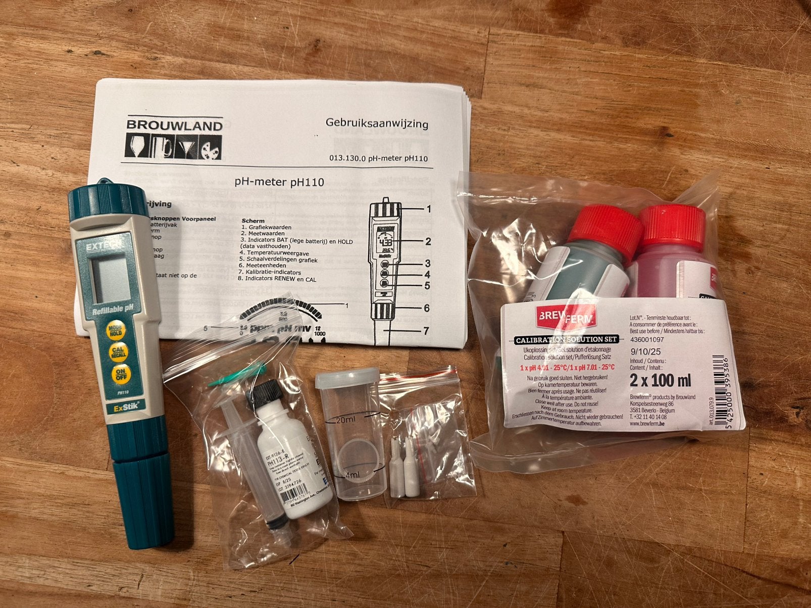 Extech ExStik PH110 professionele pH-meter, Ophalen of Verzenden, Nieuw