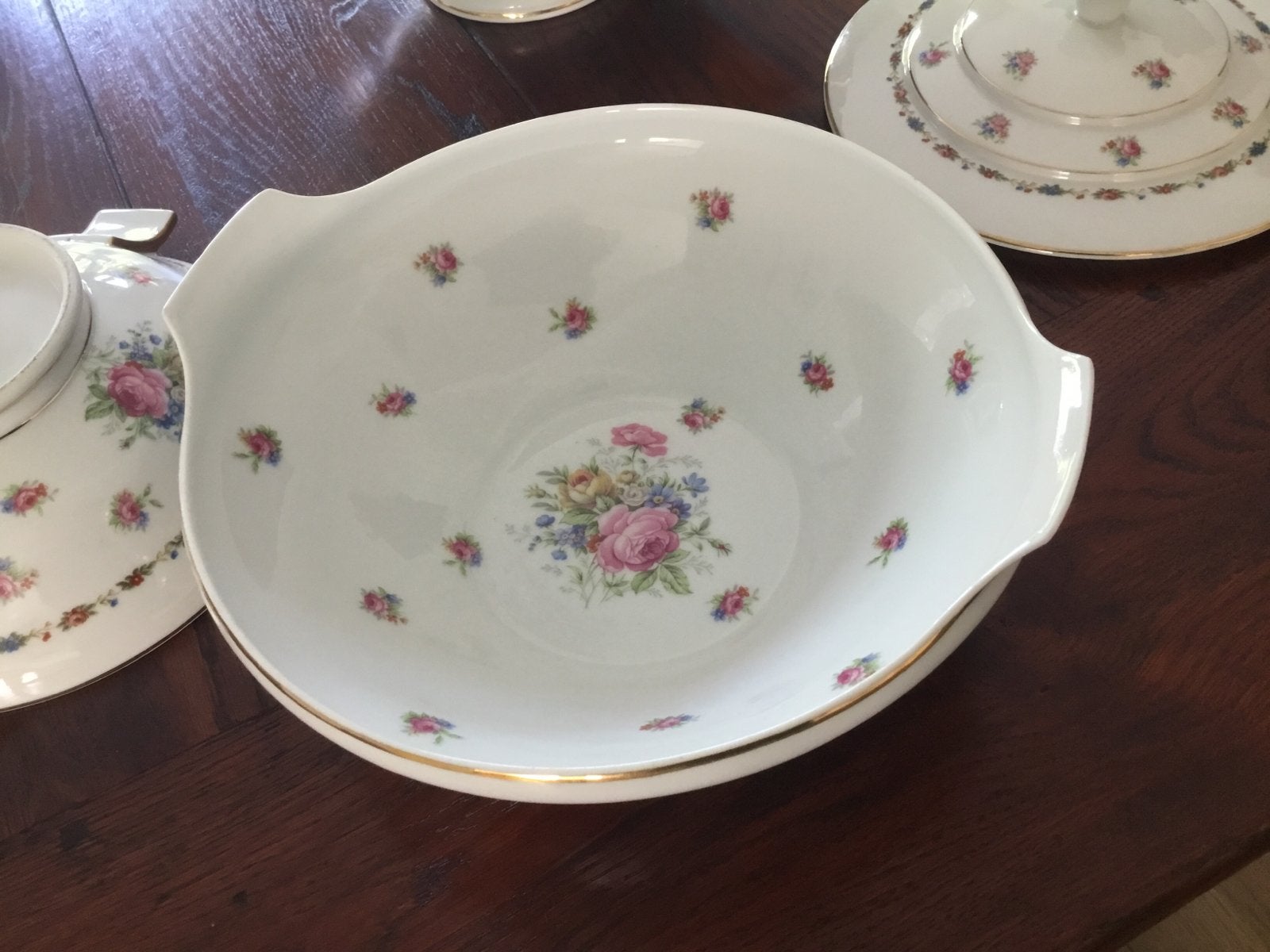 Limoges Servies en Saladeschaal - Puntgaaf, Antiek en Kunst, Ophalen of Verzenden