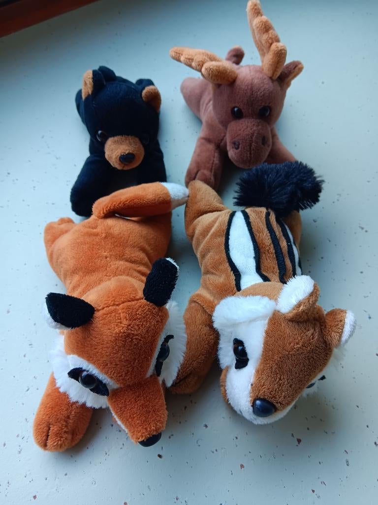 4x Unipak knuffeltje, Kinderen en Baby's, Speelgoed | Knuffels en Pluche, Disney, Beer, Ophalen of Verzenden, Zo goed als nieuw
