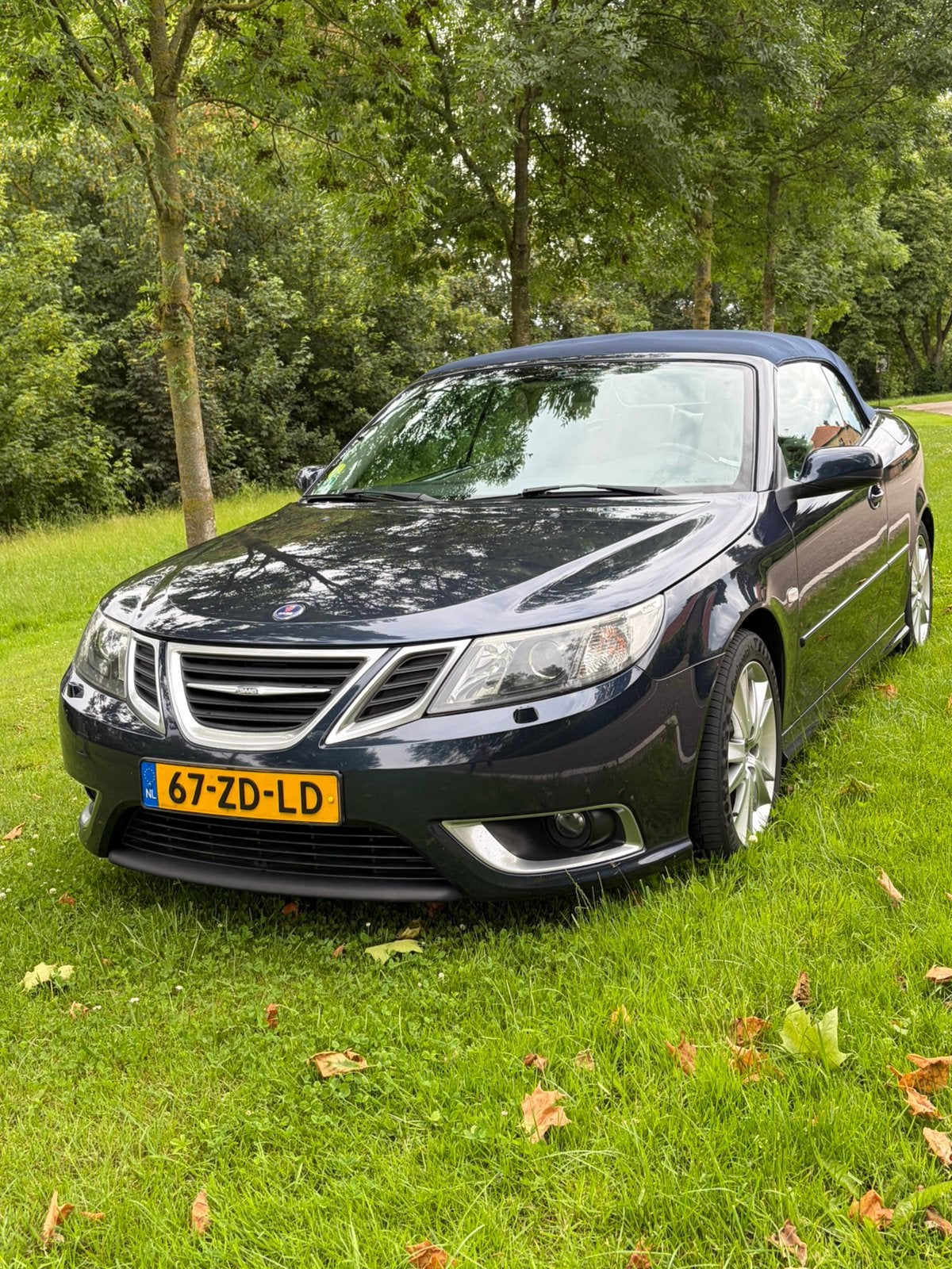Saab 9-3 2.8 T V6 206KW Aero Cabrio AUT 2008 Blauw, Beige, Cabriolet, Particulier, 1600 kg
