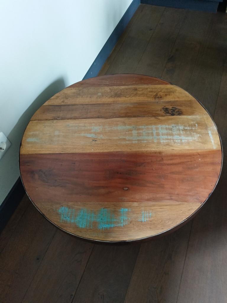 Bowl tafel, bijzettafel of salontafel, Ø 70 cm, H 32 cm, Huis en Inrichting, Ophalen