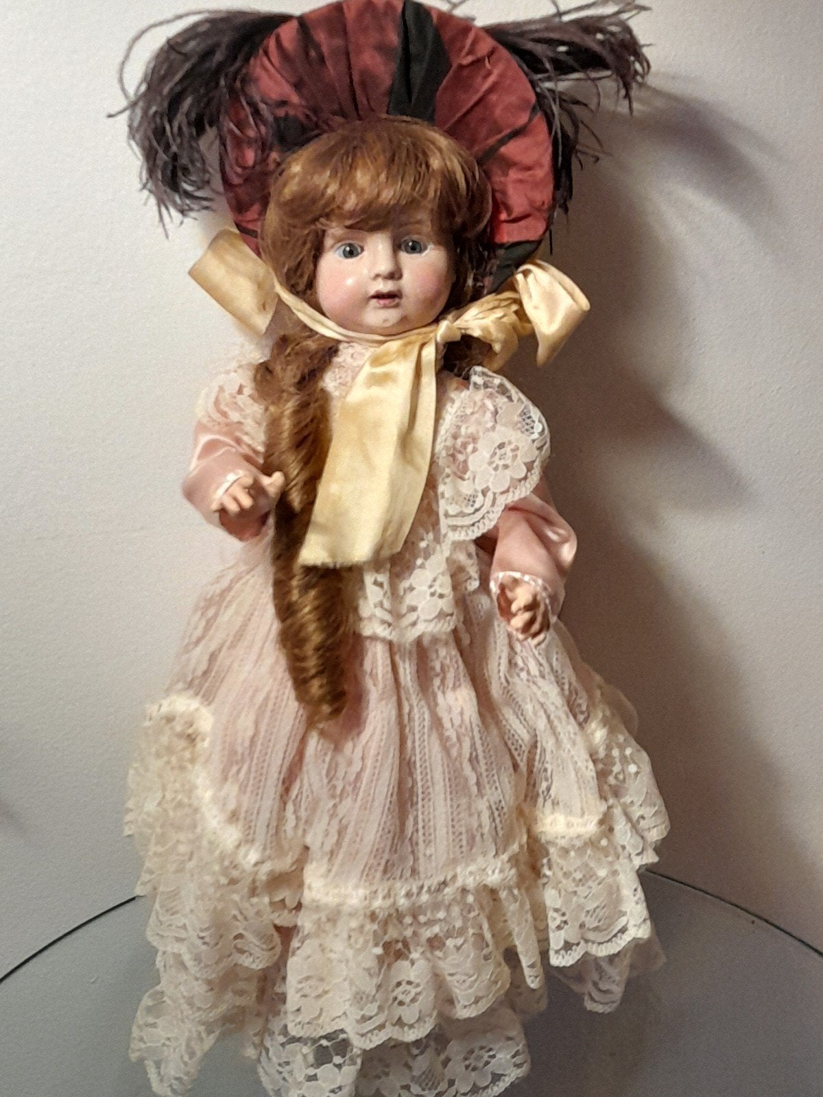 Antieke pop 40 cm, vroege Heubach, Verzenden