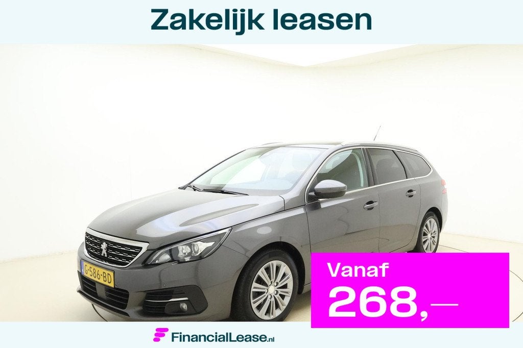 Peugeot 308 SW 1.2 PureTech Blue Lease Premium 130pk | Navig, Auto's, Peugeot, Bedrijf, Lease, Financial lease, ABS, Achteruitrijcamera