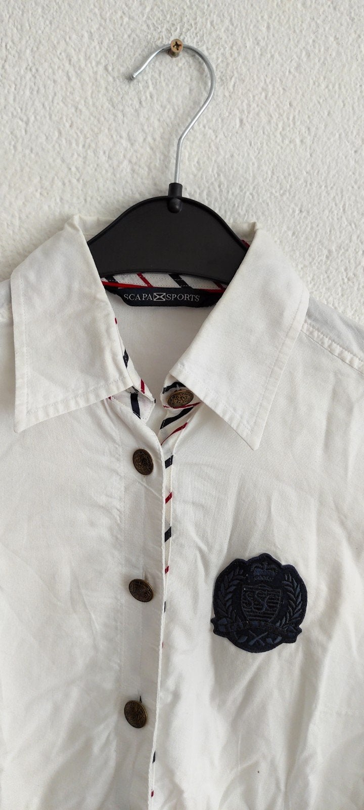 Scapa Sports Witte Blouse Maat 36, Scapa Sports, Wit, Ophalen of Verzenden, Maat 36 (S)