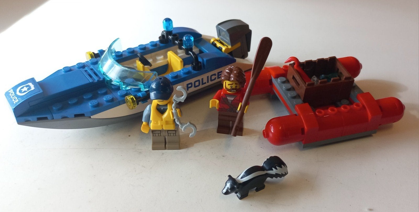 60176 Lego City politie en vlot., City, Lego, Ophalen of Verzenden, Complete set