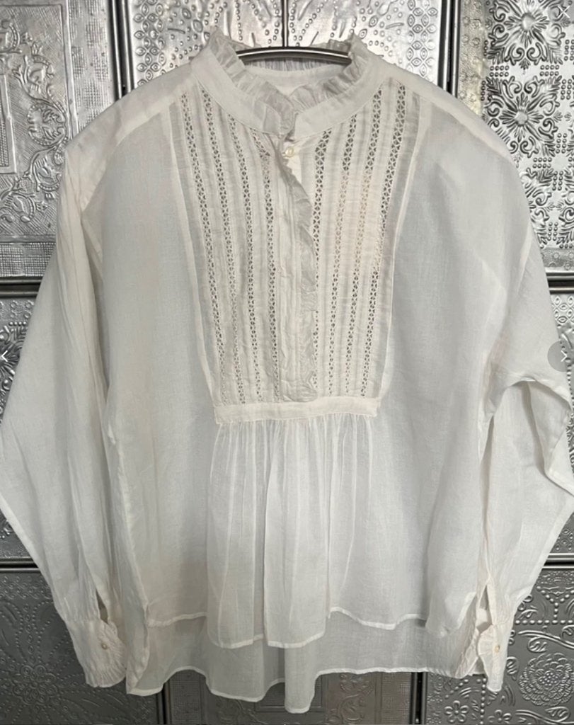 Antik Batik. Prachtige witte top/blouse. Mt L. Nieuw!!!, Kleding | Dames, Wit, Maat 42/44 (L), Nieuw, Ophalen of Verzenden