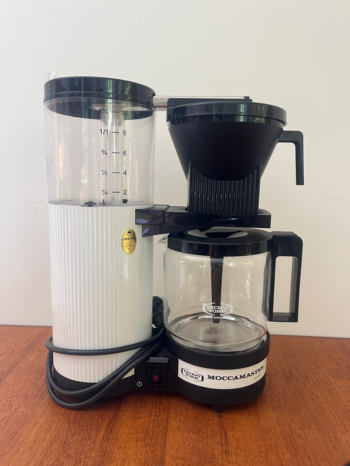 Moccamaster Koffiezetapparaat, Gebruikt, 10 kopjes of meer, Koffiemachine, Gemalen koffie