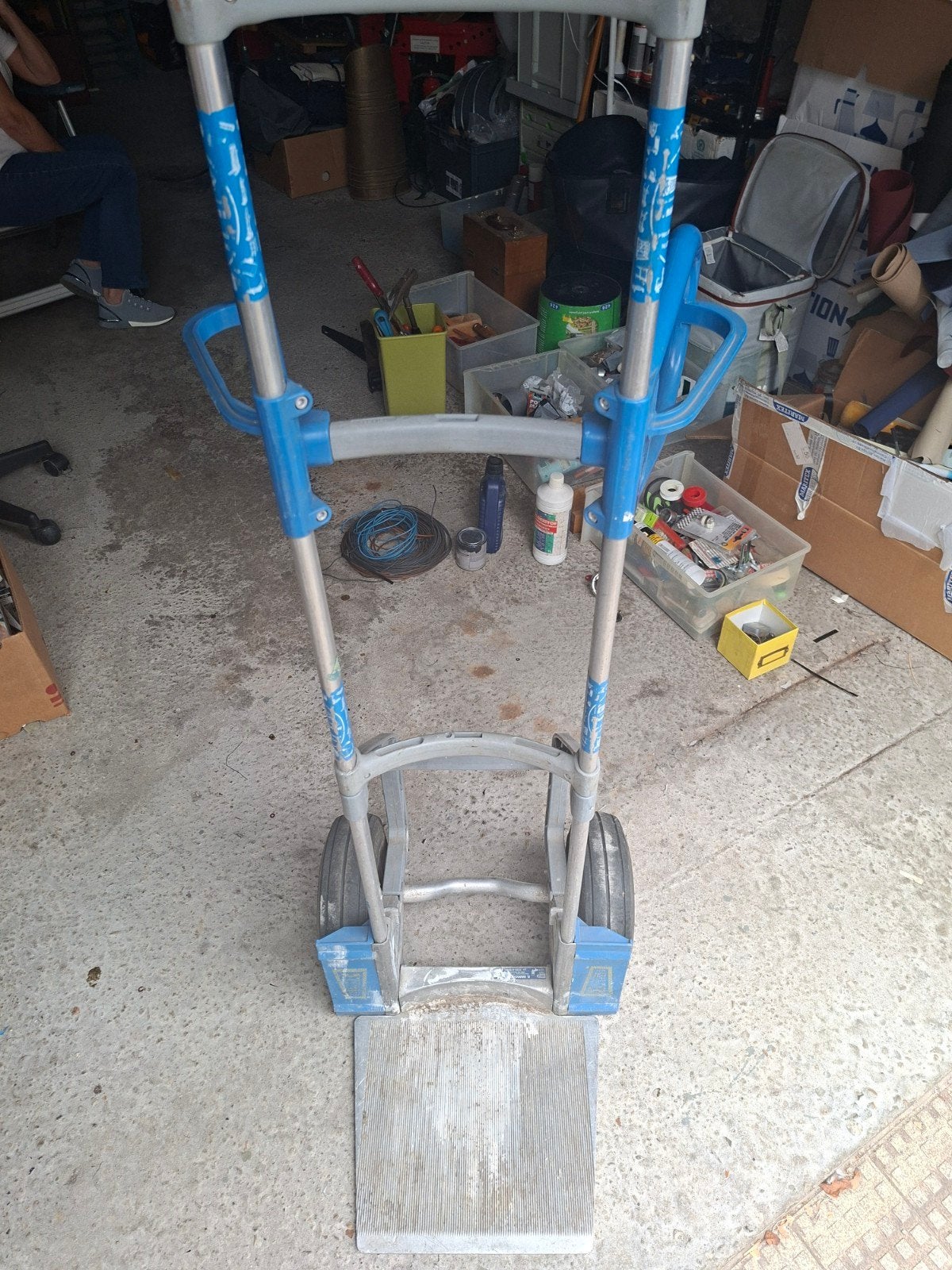 Steekwagen - Handige transportkar voor zware spullen, Ophalen of Verzenden, Gebruikt, Steekwagen