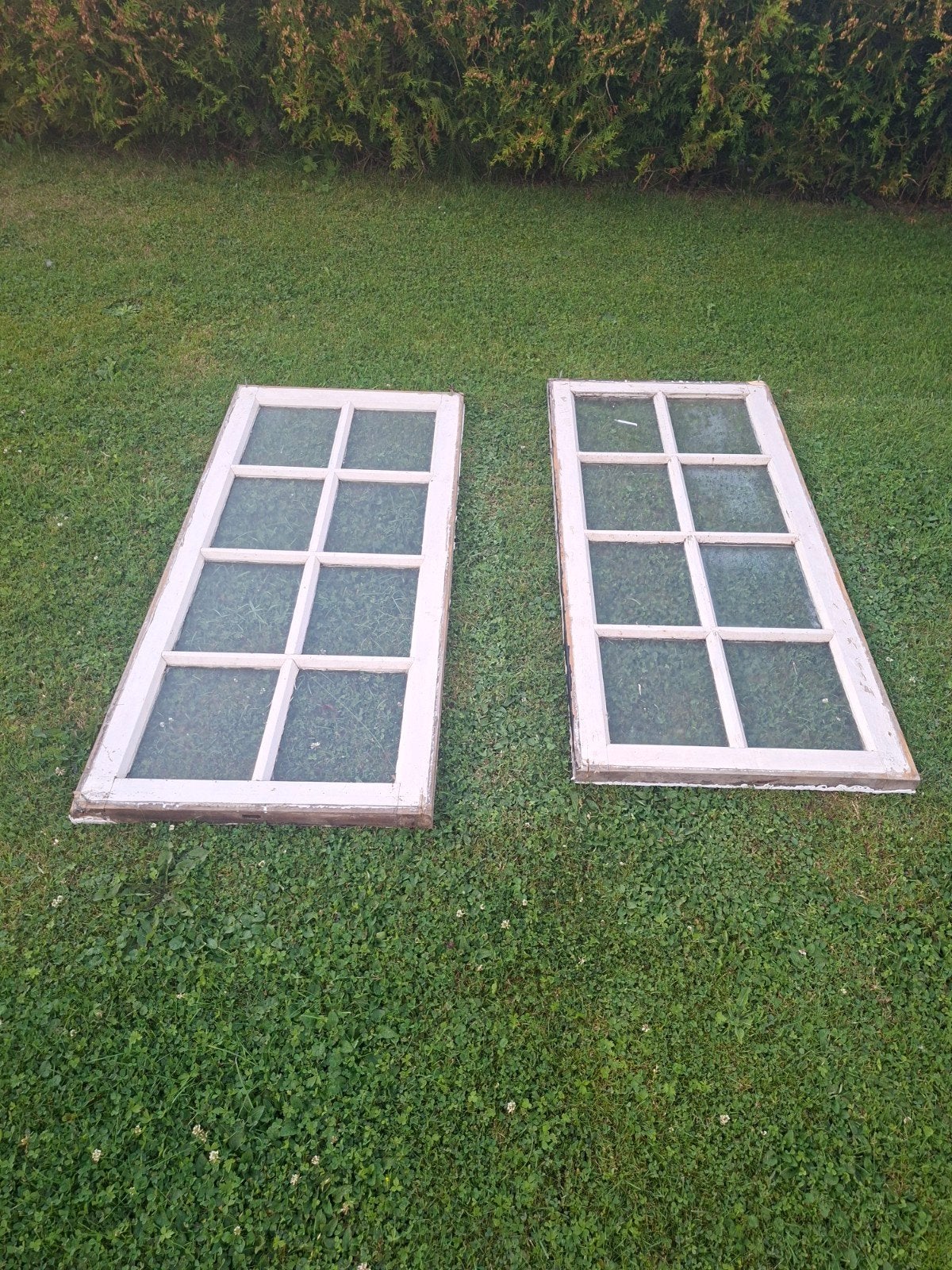 Ramen voor blokhut of tuinhuis, Doe-het-zelf en Verbouw, Ophalen, Gevelraam of Ruit, Gebruikt, Minder dan 80 cm