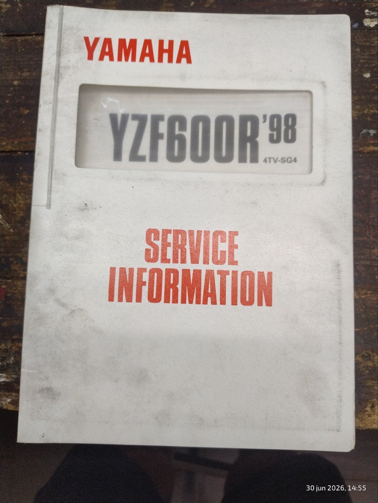 Yamaha YZF600R '98 Service Informatie Boek, Verzenden, Yamaha