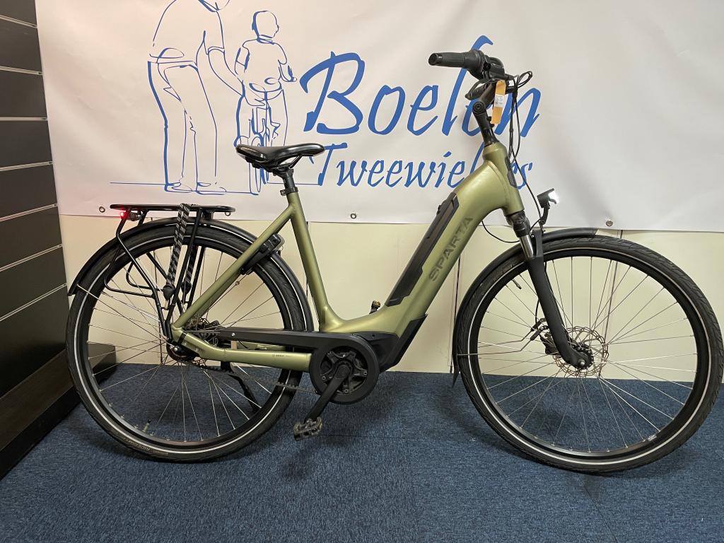 Sparta C Grid Ultra E-Bike 28 -56cm 8v Belt Bosch Olive gree, Fietsen en Brommers, Ophalen, Sparta, Versnellingen, 56 cm of meer