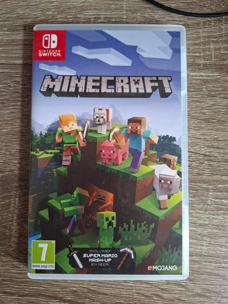 Minecraft nintendo switch, Spelcomputers en Games, 3 spelers of meer, Ophalen of Verzenden, Zo goed als nieuw, Vanaf 7 jaar