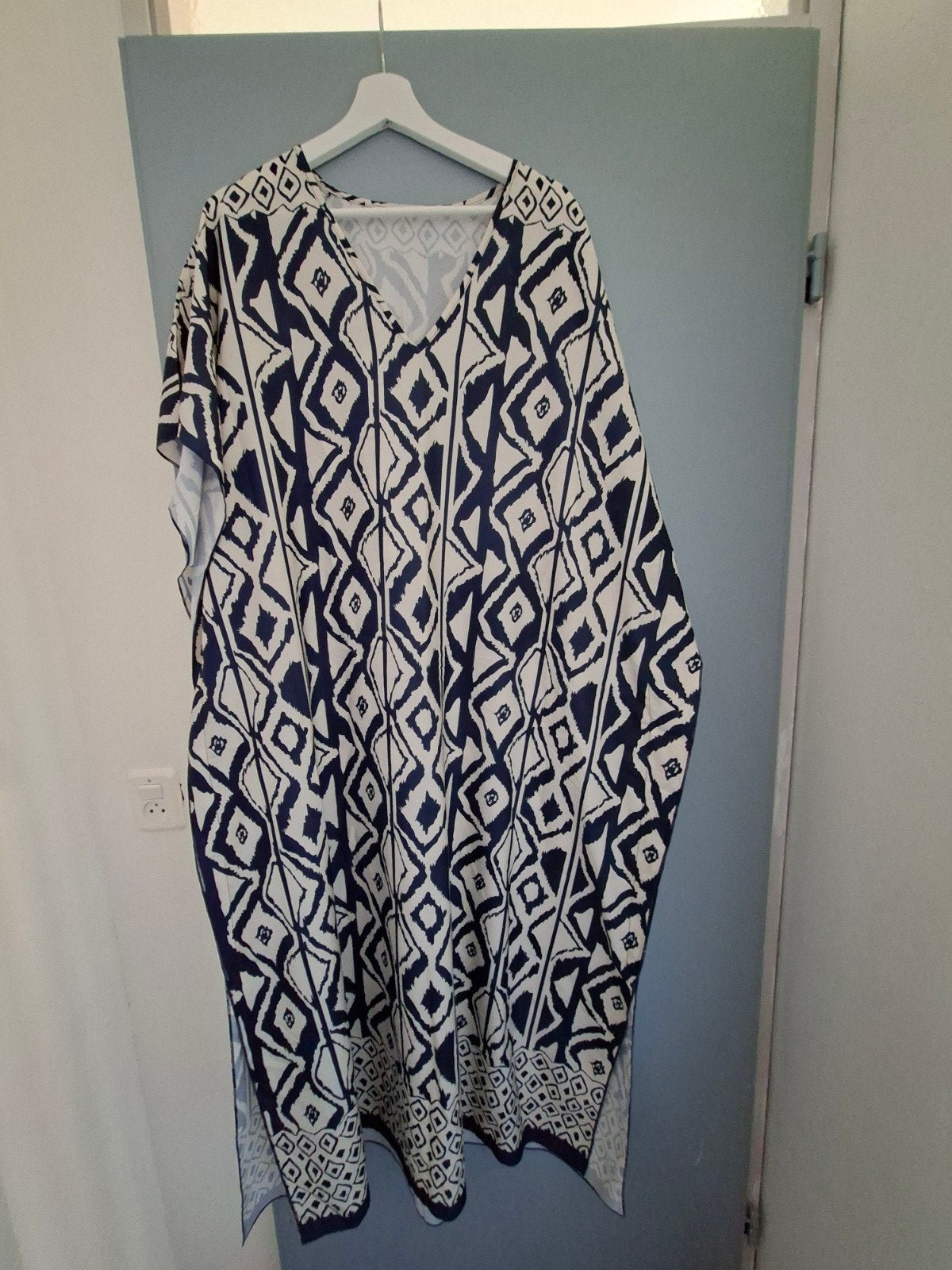 Zomerjurk 4XL - Comfortabel en Stijlvol, Blauw, Maat 46/48 (XL) of groter, Nieuw, Ophalen of Verzenden