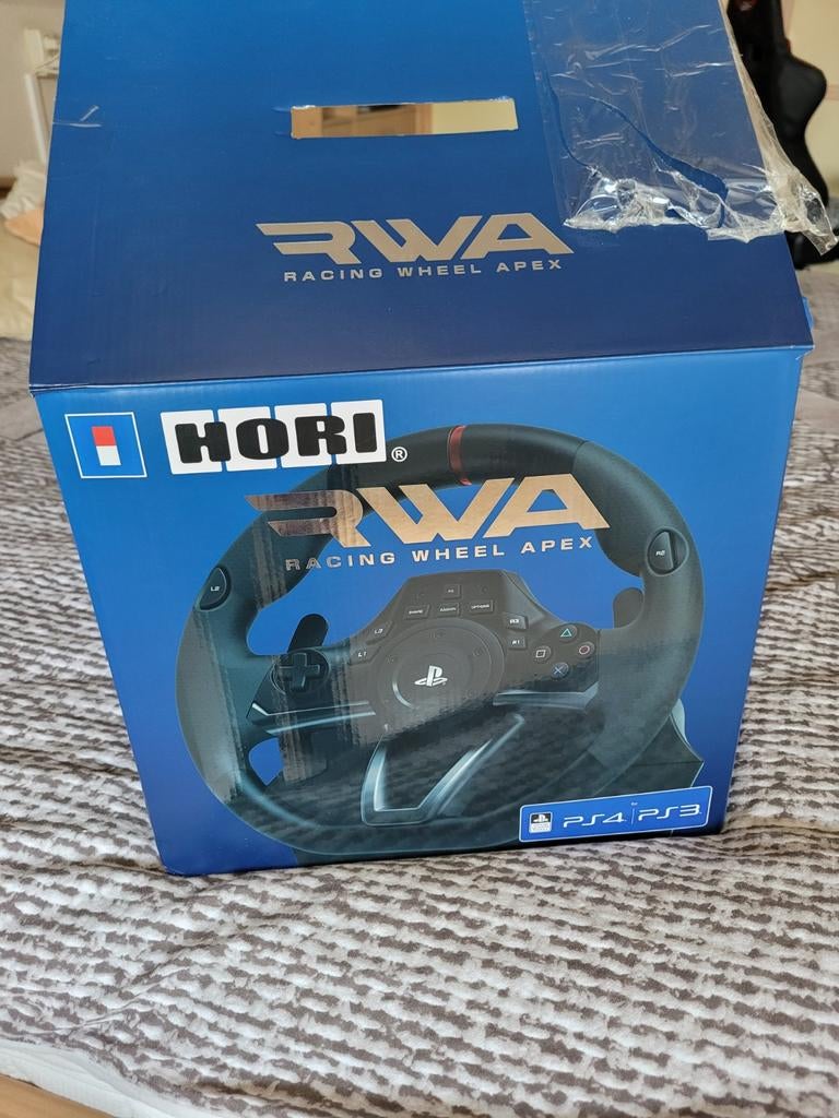 Hori RWA Racing Wheel Apex PS4/PS3 Stuur en Pedalen, Ophalen of Verzenden