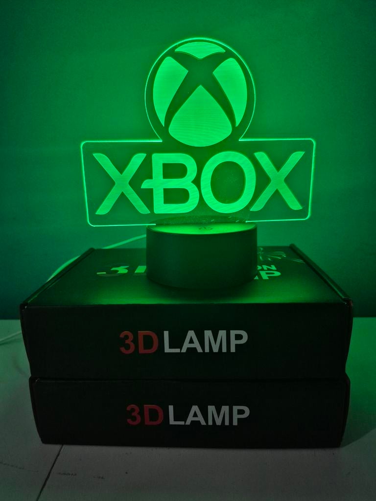 X-BOX 3d lamp, Ophalen of Verzenden