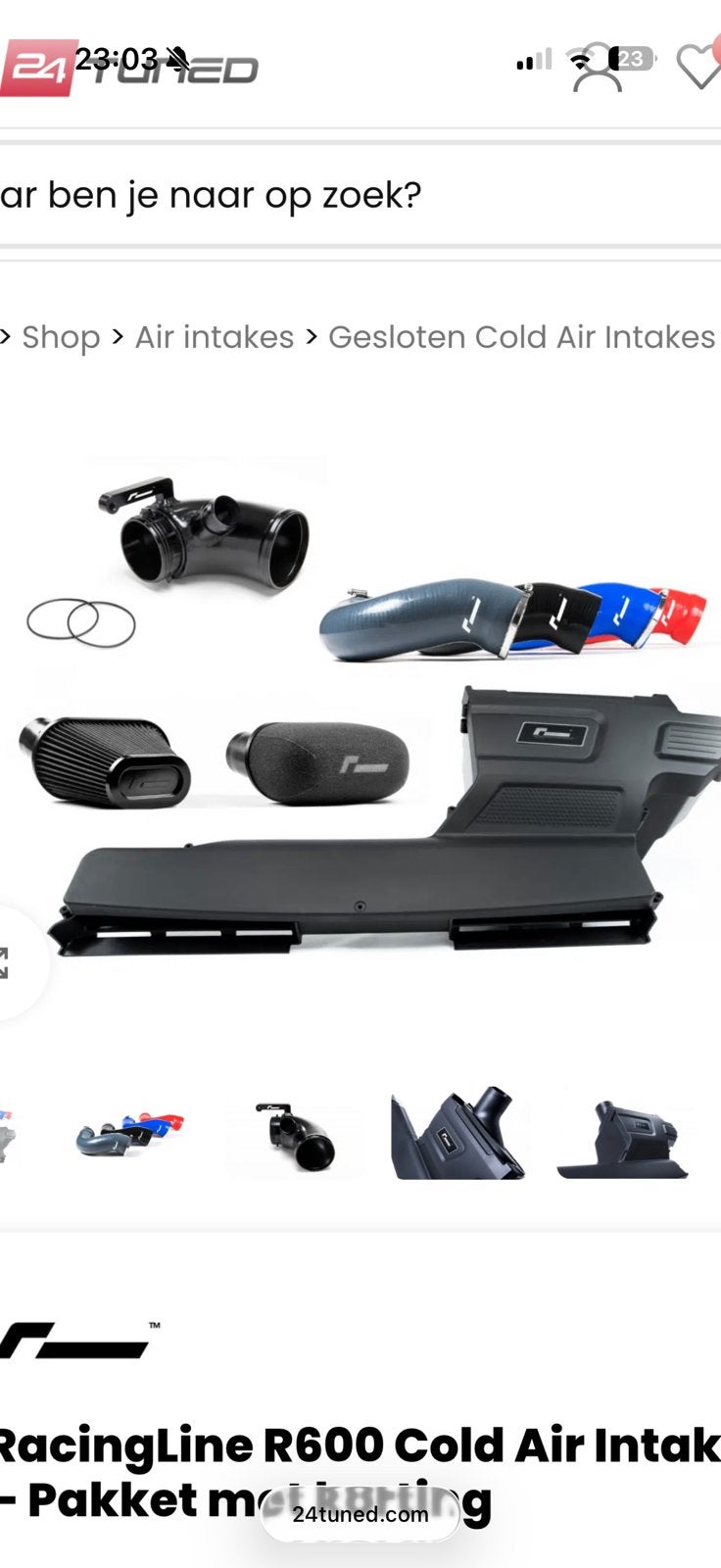 Racingline R600 Evo Cold Air Intake Cupra Gti S3 enz., Ophalen, Gebruikt, Seat