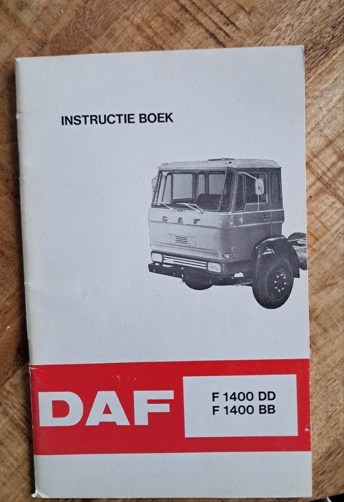 DAF F1400 DD F1400 BB Instructieboek, Ophalen of Verzenden