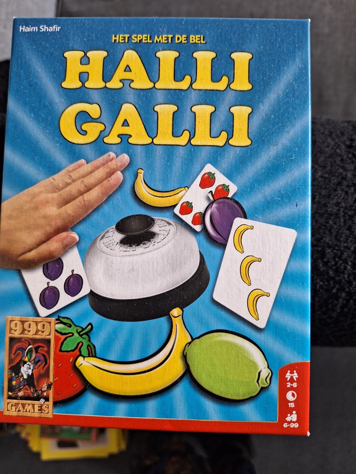 Halli Galli - Het snelle fruitspel met de bel, nieuw!, Een of twee spelers, Ophalen of Verzenden, Nieuw, 999 Games